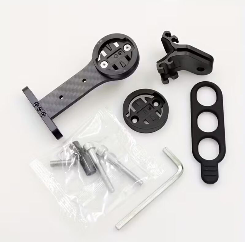 Integrated Carbon Fiber Out-Front Bike Mount Kit (Garmin / Bryton / Light & Action Camera)